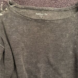 Rebellious One Charcoal Pullover